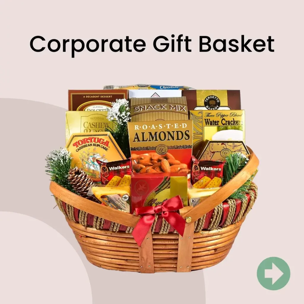 corporate gift basket holiday Christmas client gourmet unique ideas