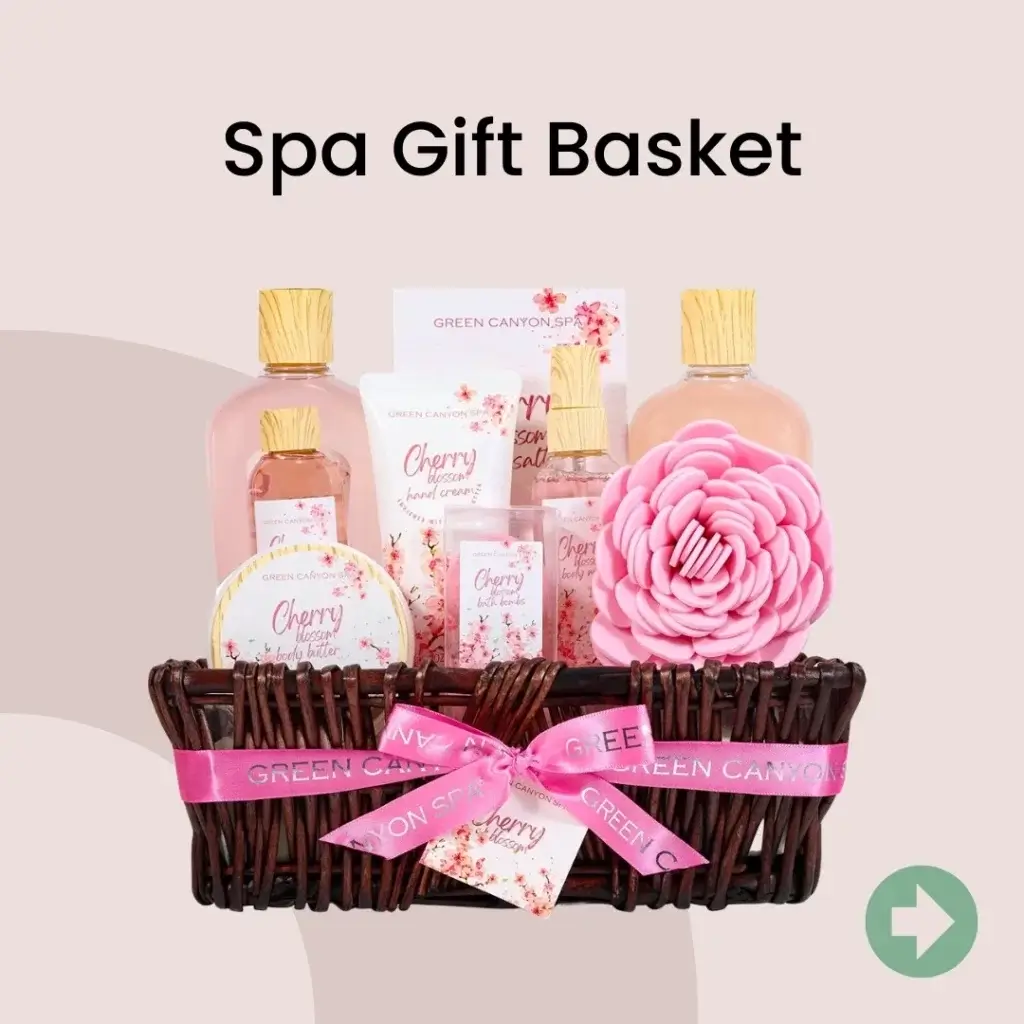 luxury spa gift basket delivery bath bomb soap wellness relax