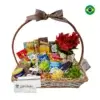 Deluxe Valentine Food Gift Basket to Brazil