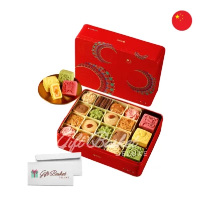 chinese new year cookies and pastries gift box
