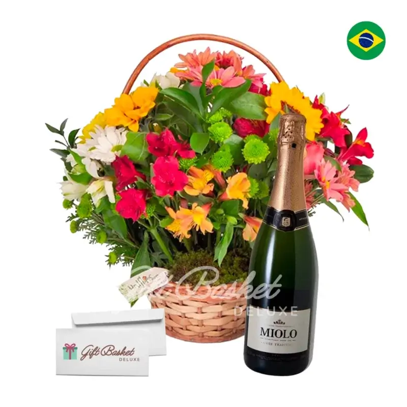 Luxury Flowers & Sparkling Wine Gift