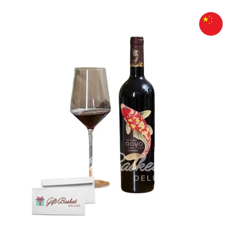bottle of wine to china