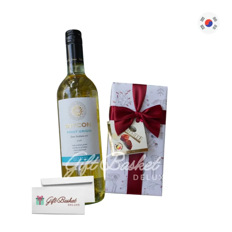 chocolates and wine gift to korea GBD