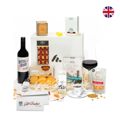 gourmet gift basket to UK