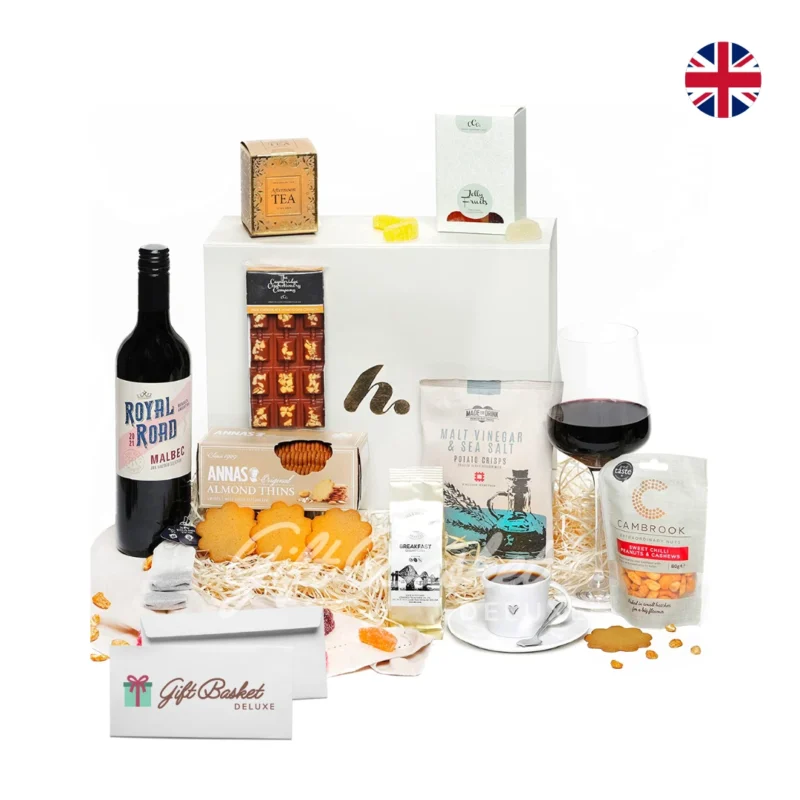 gourmet gift basket to UK