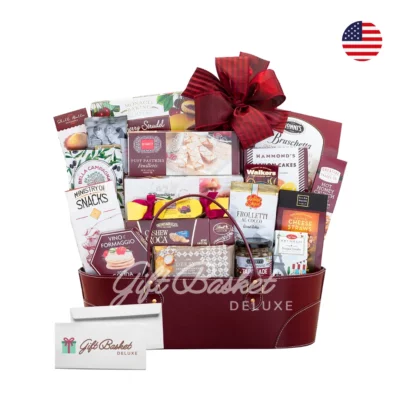 gourmet gift basket to america