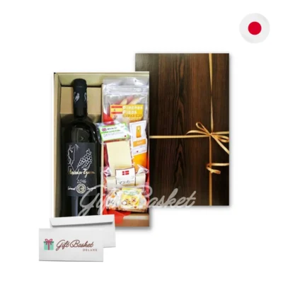 Gourmet Wine Cheese Hamper to Japan