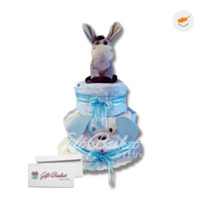 Diaper Cake Baby Gift to Cyprus