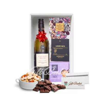 Gourmet Wine Chocolate Gift to New Zealand