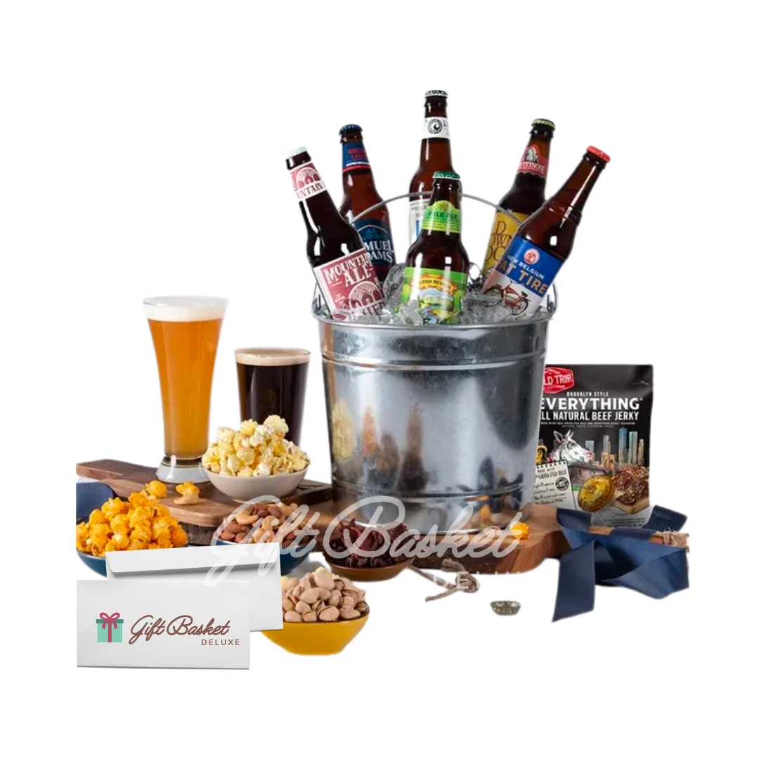 Beer & Snacks Gift Basket - Send Beer Gift Delivery Online