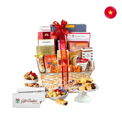 snack gift basket to vietnam