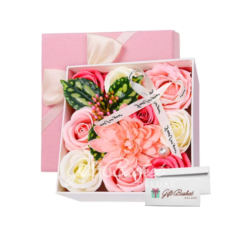 soap flower rose gift box
