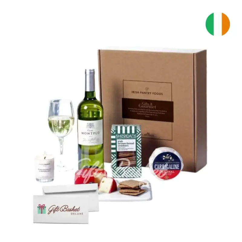Gourmet Wine Cheese Gift to Ireland